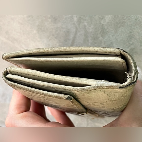 AUTHENTIC VINTAGE GUCCI GUCCISSIMA LEATHER BI-FOLD LONG WALLET - GG MONOGRAM - Picture 5 of 15